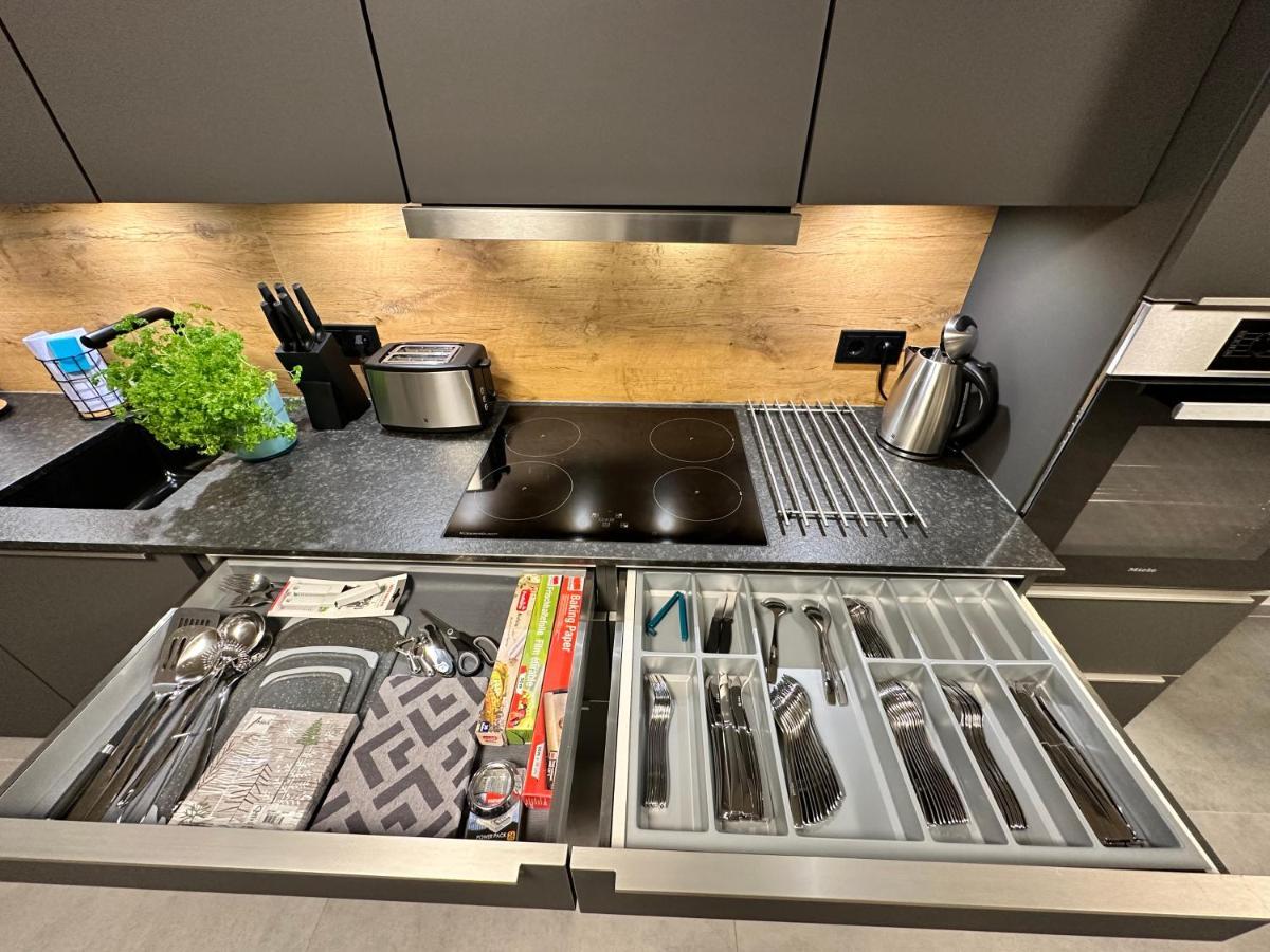 Luxurioeses Apartment Direkt Am Kanal 125 M² - Youpartments Munster  Eksteriør bilde